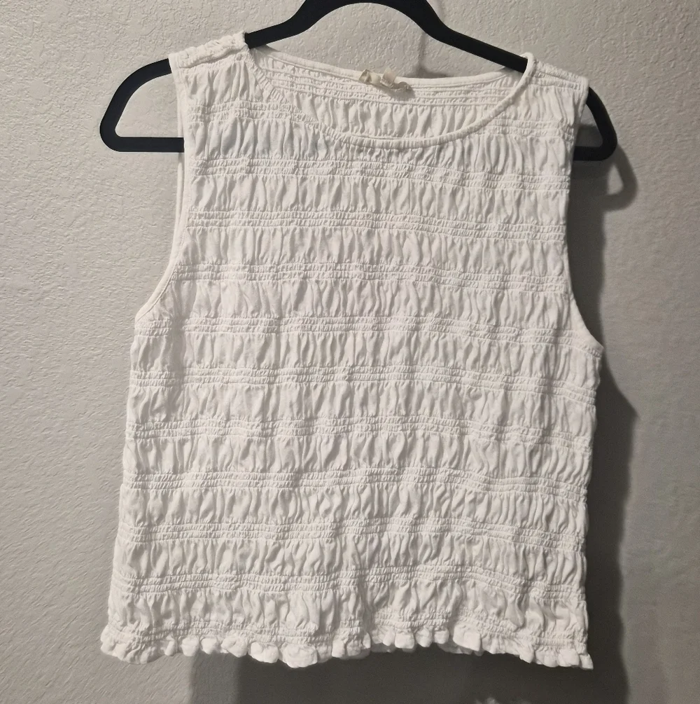 Madewell Smocked Tank Top - Picture 4 of 6